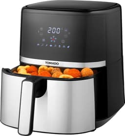 Tomado TAF5401S - Airfryer - 5,4 liter inhoud - Heteluchtfriteuse - Digitaal display - 800 gram friet - Zwart/RVS — thumbnail 3