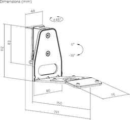 Muurbeugel geschikt voor Sonos® Era 300 speaker — thumbnail 3