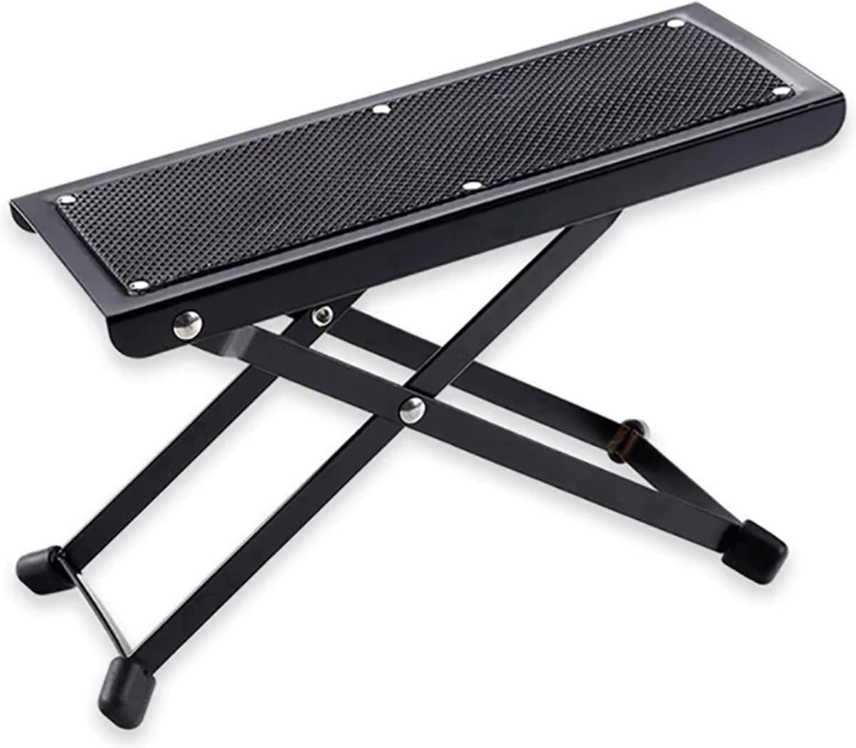 Velox Gitaar Voetsteun - Zwart - Pedaal - Voor Muziekinstrumenten - Piano Voetsteun - Metaal - Met Anti Slip - Voor Gitaarspelen — afbeelding 1