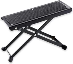 Velox Gitaar Voetsteun - Zwart - Pedaal - Voor Muziekinstrumenten - Piano Voetsteun - Metaal - Met Anti Slip - Voor Gitaarspelen — thumbnail 1
