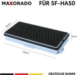 Maxorado HEPA Koolfilter - geschikt voor Miele S5, S8, C2, C3 - SF-AH-50, SF-HA-50 - Complete C2, C3, Compact C1, C2 - stofzuiger filter — thumbnail 5