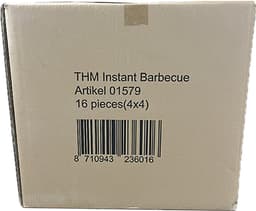 THM Instant PIcnic wegwerp BBQ - Grill oppervlak 27 x 22 cm - 16 stuks — thumbnail 3
