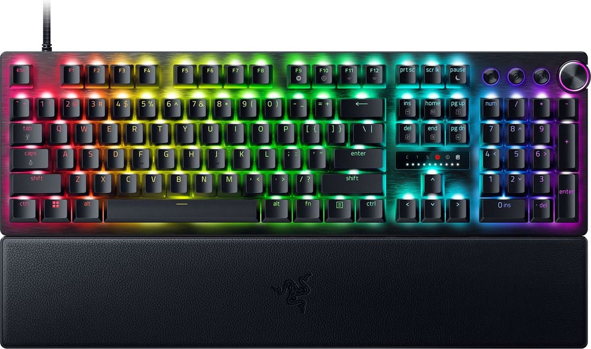 Razer Huntsman V3 Pro - Gaming Toetsenbord - RGB - Optische Switches Gen-2 - Polssteun - Qwerty — afbeelding 1