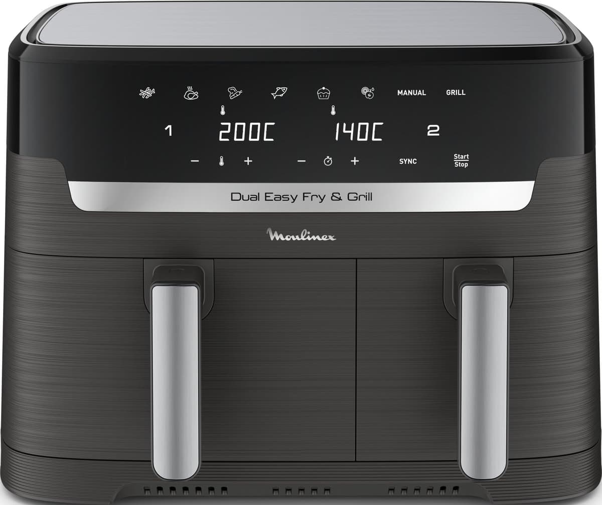 Moulinex Dual Easy Fry EZ905B20 - Dubbele Airfryer - 8,3L — afbeelding 1