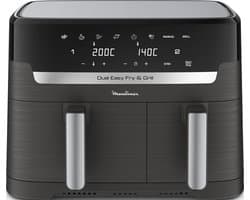 Moulinex Dual Easy Fry EZ905B20 - Dubbele Airfryer - 8,3L