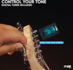 Max GigKit Elektrische gitaar 4/4 - Met 40 Watt versterker en accessoires - Zwart — thumbnail 5