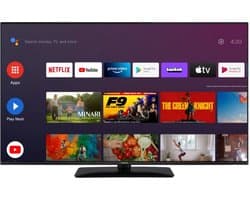 Aiwa 43AN7503UHD tv 109,2 cm (43") 4K Ultra HD Smart TV Wifi Zwart 350 cd/m²