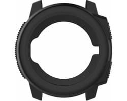 Strap-it Rugged TPU case - zacht bescherm hoesje geschikt voor Garmin Instinct - zwart