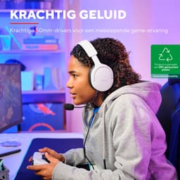 Trust GXT 489W Fayzo - Gaming Headset - Bedraad - 50mm Drivers - Over-ear - Wit — thumbnail 4