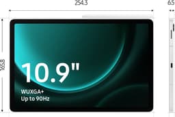 Samsung Galaxy Tab S9 FE - WiFi - 128GB - Silver — thumbnail 3
