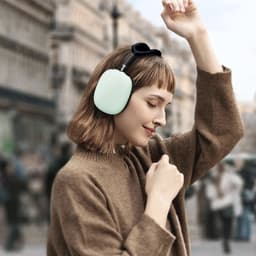 MY PROTECT - Siliconen Cover Case geschikt voor Airpods Max - Glow In The Dark — thumbnail 4