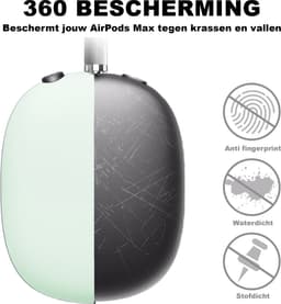 MY PROTECT - Siliconen Cover Case geschikt voor Airpods Max - Glow In The Dark — thumbnail 2