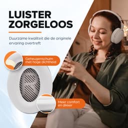 Vervangende oorkussens voor Bose QuietComfort 45 / QC45 / QuietComfort SE - Oorkussens voor koptelefoon - Ear pads headphones - Wit — thumbnail 5