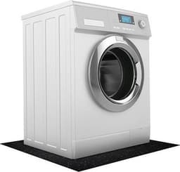 Nedco® Trillingsmat voor Was/Droogmachine - rubber - 60x60cm - Zwart — thumbnail 2