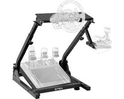 STEN Wheel Stand - Racestuur standaard - Racestoel - Inklapbaar - Zwart
