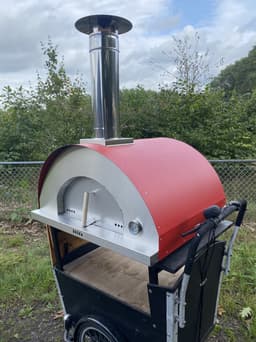 BEEK - Grande - pizzaoven - houtgestookt - Rood - tot 4 pizza's tegelijk — thumbnail 2