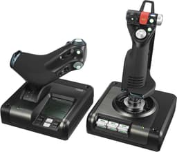 Logitech G Saitek X52 Pro - Flight Control Systeem - Zwart - PC — thumbnail 3