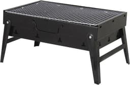 Opvouwbare BBQ - Draagbare opvouwbare grill met rooster - Portable Vouw Barbecue - Festival BBQ - Camping - Tafel - Zomer - Vaderdag - Park - Rechthoekig - 35 x 27.50 x 20 cm - Zwart — thumbnail 5