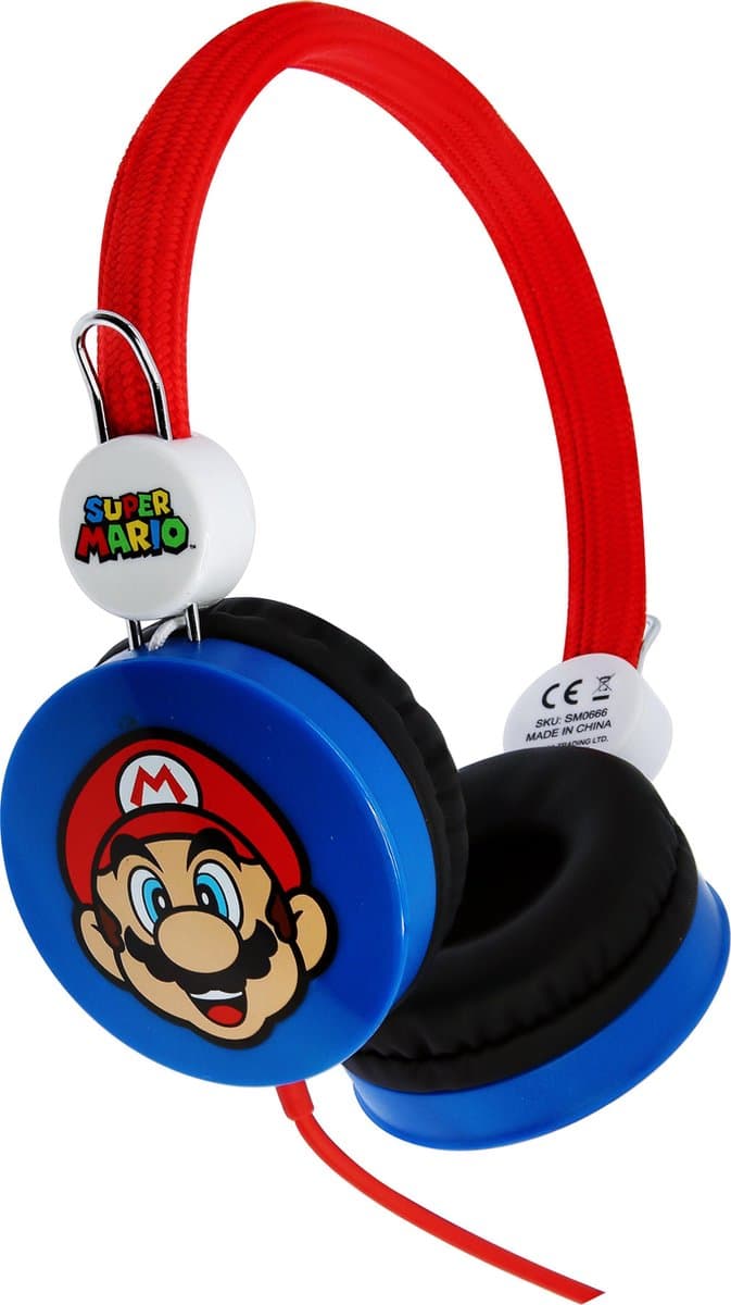 Super Mario - kinder koptelefoon - volumebegrenzing - verstelbaar (3-8j) — afbeelding 1