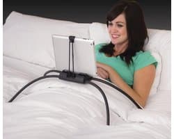 Tablet standaard - Tablet & Telefoonhouder voor het bed, de bank of een oneffen oppervlak Universeel