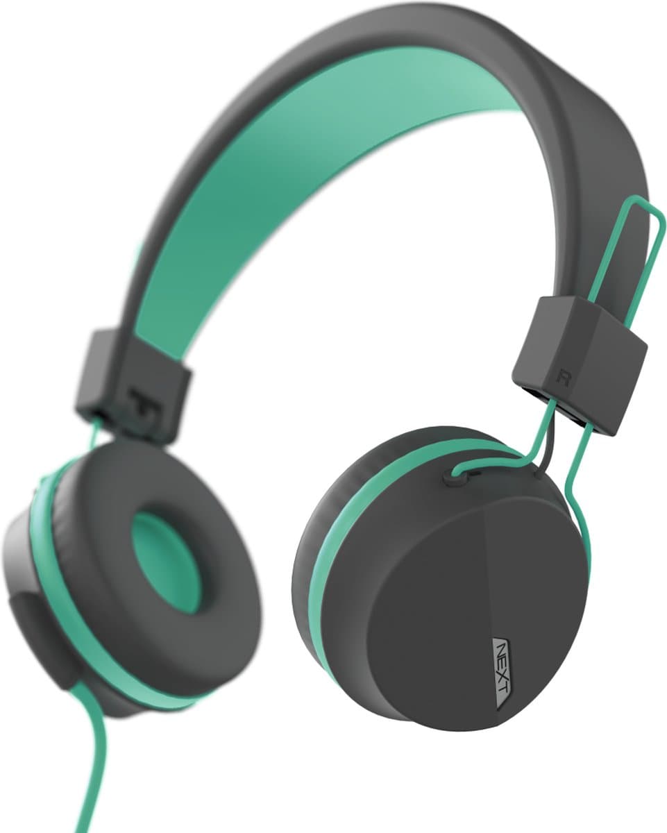 Hama Next Headset Bedraad Hoofdband Oproepen/muziek Bluetooth Grijs, Turkoois — afbeelding 1