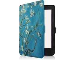 Hoes Geschikt voor Kobo Nia - E-reader Hoesje Bescherm Hoesje Case Sleep Cover - Hoes Geschikt voor Kobo Nia Hoesje - Bloesem