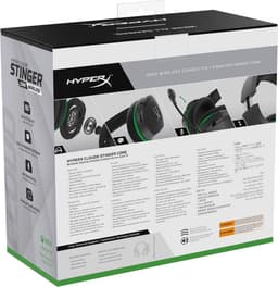 HyperX Cloud Stinger Core Draadloze Gaming Headset - Zwart groen - Xbox Series X|S/Xbox One — thumbnail 4