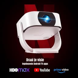 MMP® Mini beamers - Projector - Mini beamer - Wit - ‎25cm x 23cm x 20cm — thumbnail 4