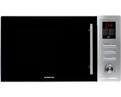 Inventum MN325CS - Vrijstaande combimagnetron - Heteluchtoven - Grill - 32 liter - 1000 watt - 10 kookprogramma's - RVS/Zwart — afbeelding 1
