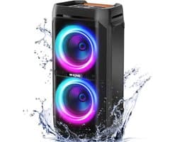 Bluetooth Speakers 240W PEAK met Diepe Bass en 115dB Geluid - Waterdicht en 24 Uur Speelduur