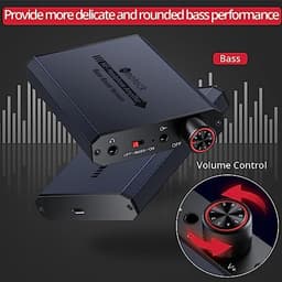 Draagbare Hifi Hoofdtelefoonversterker met Lithiumbatterij en Aluminium Oppervlak — thumbnail 3