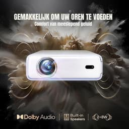 MMP®Mini beamers - Projector - Mini beamer - Wit - 22cm x 17cm x 8cm — thumbnail 4