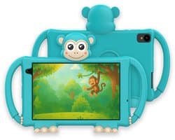 Buddy Kindertablet - 8 Inch Android 15 - Educatieve Tablet - 4GB RAM - 64GB + 256GB - Silicone Hoes - Ouderlijk Toezicht - Kidjo 6 Maanden Gratis