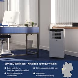 Mobiele Airconditioner tot 25 m² | Koeler & Ontvochtiger met Natuurlijk Koudemiddel | 7.000 BTU/h | Voor Thuis & Kantoor — thumbnail 4