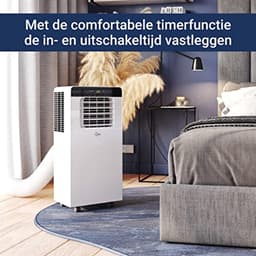 Mobiele Airconditioner tot 25 m² | Koeler & Ontvochtiger met Natuurlijk Koudemiddel | 7.000 BTU/h | Voor Thuis & Kantoor — thumbnail 2