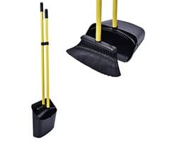 Lange Steel Stoffer en Blik Set voor Huishoudelijk Gebruik