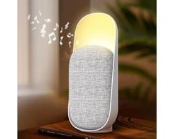 3-in-1 Bluetooth-luidspreker + nachtlampje + witte ruismachine, babygeluidsmachine, oplaadbaar nachtlampje voor kinderen, Bluetooth-luidspreker met nachtlampje voor de slaapkamer, cadeau