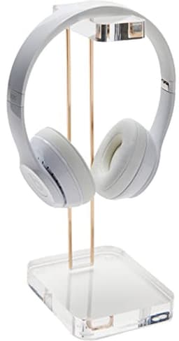 Acryl Hoofdtelefoon Stand met Gouden Hardware - Kantoor Accessoires — thumbnail 2