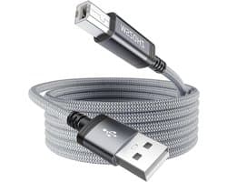 USB-printerkabel 3 m, USB 2.0 type A naar type B scannerkabel voor Canon, HP DeskJet, Lexmark, Dell - 3D Printers, DAC, Xerox - 3 Meter lengte