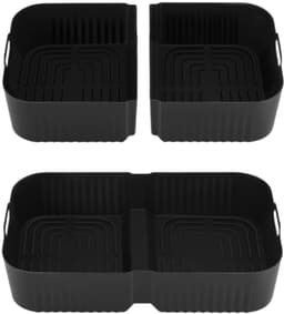 Airfryer siliconen bakplaat rechthoekige oven bakmand Geschikt voor/AF500 airfryer accessoires siliconen mand herbruikbare voering — thumbnail 1