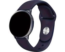 Innerlight® Smartwatch Siliconen Bandje 20mm - Blauw - Sport Horlogebandje geschikt voor Samsung Galaxy Watch 7 / 6 / 5 / Pro / 4 / 3 / Active 2 - Polar Ignite / Unite – Huawei