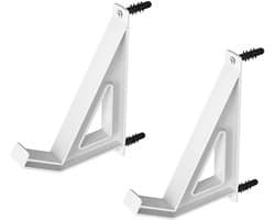 Allecto plus - Universele muurbeugel voor tablets, laptops, e-readers - Wit. Gemakkelijk te installeren. Dikte 3 cm. Duurzaam en veelzijdig.