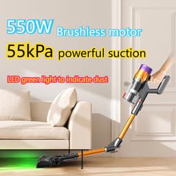 MPQU Draadloze Stofzuiger 55KPa Zuigkracht 550W Motor 3 Modi LED Scherm en Verwisselbare Batterij — thumbnail 2