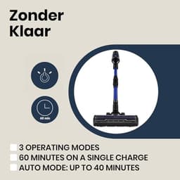 Draadloze Verticale Stofzuiger 400W met Turbo Borstel en Accessoires — thumbnail 5