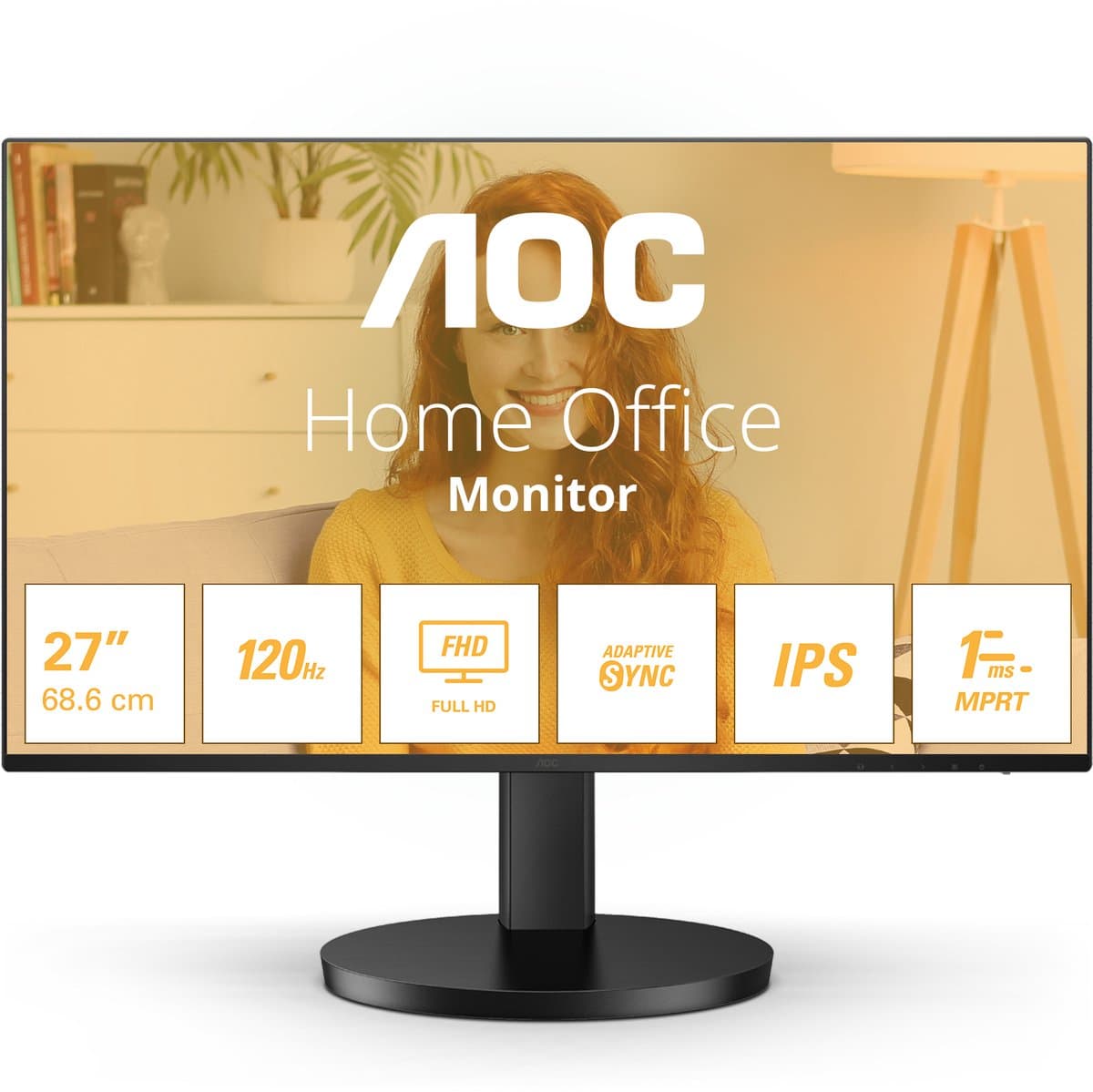 AOC 27B3HA2 - Full HD IPS Monitor - 100hz - 27 inch — afbeelding 1