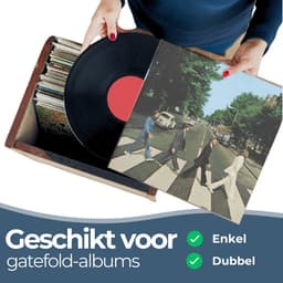 Amido® LP hoezen 25 stuks – Polyethyleen extra stevig - LP hoes - Vinyl hoes – VinylCare Essential ShieldSleeve Record Sleeves – LP beschermhoezen - Buitenhoezen voor standaard LP’s - 100 Micron — thumbnail 4
