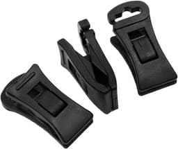 Allecto plus - Set van 40 sokkenclips voor wasmachine en droger - Handige sokkenhaken voor lade - Geen vouwen nodig - Zwart — thumbnail 2