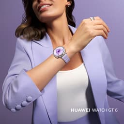 Huawei WATCH GT 6 41mm Paars | 14 dagen batterijduur – Nauwkeurige GPS & hartslagmeting – Innovatieve professionele fiets-tracking – Analyse van emotioneel welzijn – Compatibel met iOS & Android — thumbnail 9
