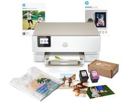 HP Envy Inspire 7220e Creator Bundel - Inkjet Fotoprinter - Wifi - Geschikt voor Instant Ink - Beige