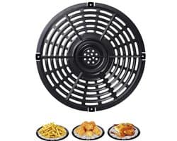 Vervangende grillpan - Air Fryer vervangende grillpan - Reservemand luchtfriteuse - Air Fryer-bakmat - Herbruikbare luchtfriteuse - Voor koken, grillen, keuken, braden (20 cm)